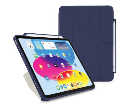 Etui na tablet Pipetto Origami Pencil Case do iPad 2022 (10. gen.) dark blue
